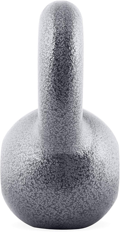 WF Athletic Supply Hammerstone Painted Cast Iron Kettlebells, Home & Gym Equipment, Great for Strength Training, Full Body Workout & Crossfit Training, Color & Size Options Available in 10-80 Pounds