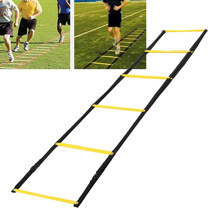 Hapivida Speed Ladder for Football Training, Footwork Exercise Equipment with Anti Slip Surface and Storage Bag for Agility Drills Sports Practice