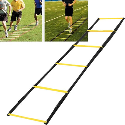Hapivida Speed Ladder for Football Training, Footwork Exercise Equipment with Anti Slip Surface and Storage Bag for Agility Drills Sports Practice