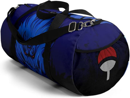 Anime Gym Bag for Women Men - Large Capacity Waterproof Workout Fitness Travel Sports Bags Fashion Street Camping ExpandaCLe Carry On Duffle Bag For Couple (Blue Susano) PTY