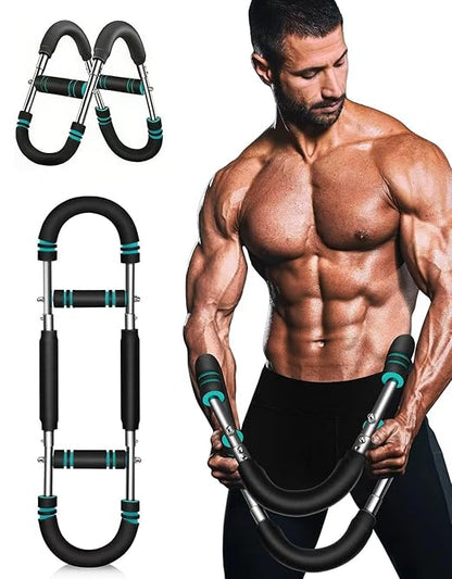 Twister Arm Trainer, 40-100lb Adjustable Chest Workout, Portable Resistance Power Twister for Home & Travel
