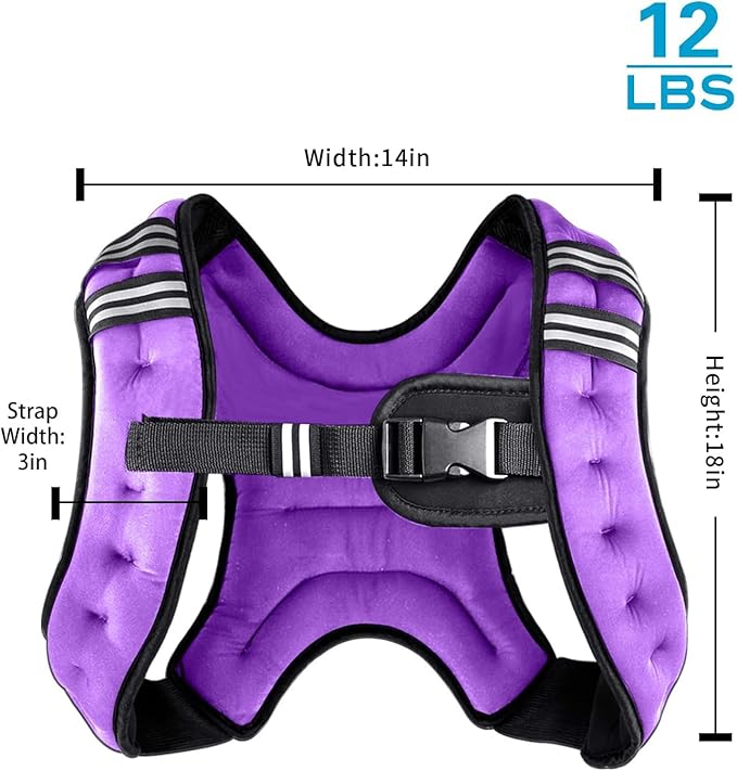 Henkelion Weighted Vest Weight Vest for Men Women Kids Weights Included, Body Weight Vests Adjustable for Running, Training Workout, Jogging, Walking