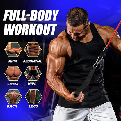 VEICK Resistance Bands, One Single Exercise Bands, Workout Bands Resistance Training for Home Workouts Fitness Pilates