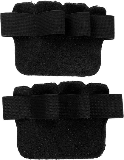 Luxshiny Weightlifting Gloves for Men Non-Slip Palm Protector Fingerless Gym Hand Grips with Wrist Support for Fitness Training and Pull Ups
