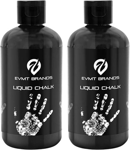 Liquid Chalk, Mess Free Gym Chalk for Weightlifting, Gymnastics, Rock Climbing, Dancing. Sweat Resistant and Long Lasting for Stronger Grip. Package May Vary.