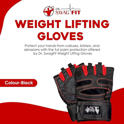Weight Lifting Gloves, Supportive Gym Gloves for Fitness, Crossfit, and Weight Training for Men & Women, Non-Slip, Durable Workout Gloves with Wrist Support