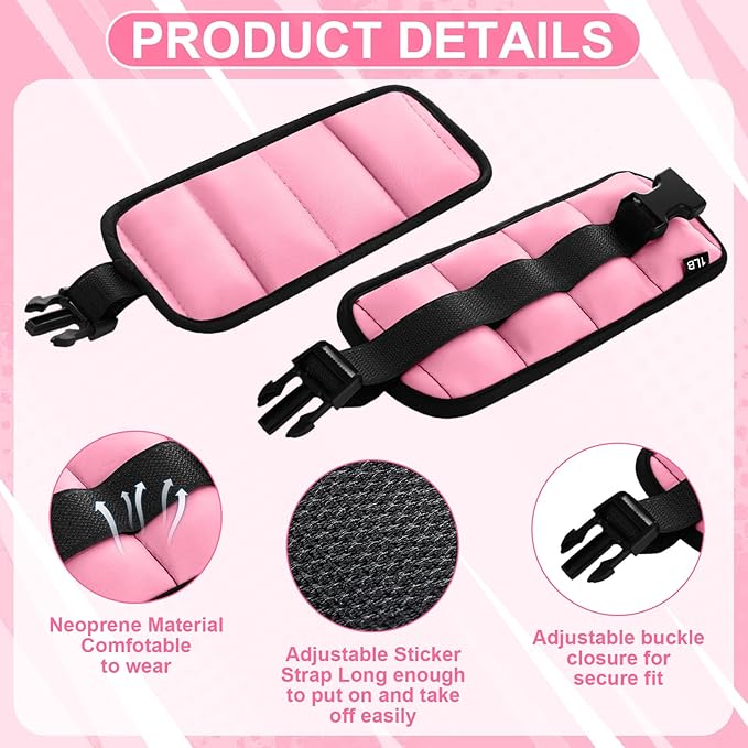 Water Aerobics Set, 4 Piece Pool Exercise Kit (2 Aqua Dumbbells + 2 Ankle/wrist Weights), EVA Foam, Low-impact Workout
