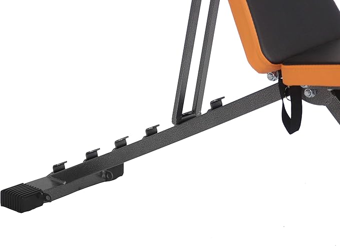 FixtureDisplays® 450 LBS Capacity Weight Bench, Adjustable Training Bench for Full Body Workout for Home Gym Dumbbell Exercise 15201-NF