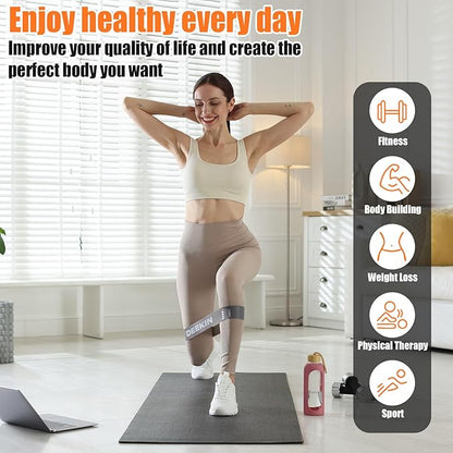 DEEKIN 20 Pcs Resistance Bands Bulk Loop Resistance Exercise Bands for Working Out Stretch Yoga Starter Set Elastic Exercise Fitness Band Equipment for Home Fitness, Gym, Yoga