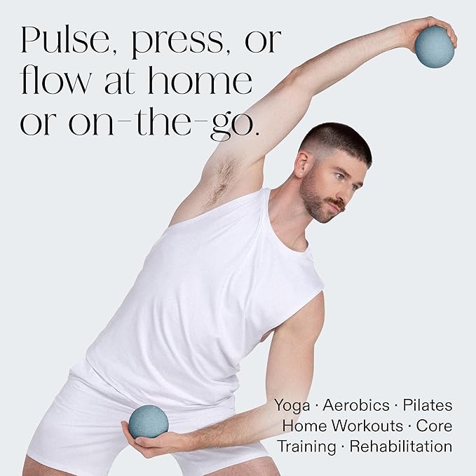 Bala Power Ball, Weighted Toning Exercise Ball for Pilates, Yoga, Home Fitness & More - Workout Ball for Strength & Core Training, Aerobics & Working Out to Improve Balance & Sculpt