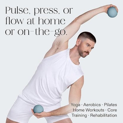Bala Power Ball, Weighted Toning Exercise Ball for Pilates, Yoga, Home Fitness & More - Workout Ball for Strength & Core Training, Aerobics & Working Out to Improve Balance & Sculpt