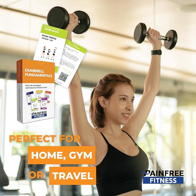 Exercise Flash Cards - Workout Cards Deck - Exercise Cards for Home Workouts Women & Men