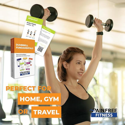 Exercise Flash Cards - Workout Cards Deck - Exercise Cards for Home Workouts Women & Men