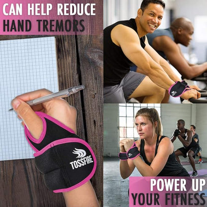 Comfecto Wrist Weights with Thumb Loops Lock, 1lb*2 2lbs*2 for Running, Strength Training, Walking, Exercises, Gym, Cardio, Men, Women