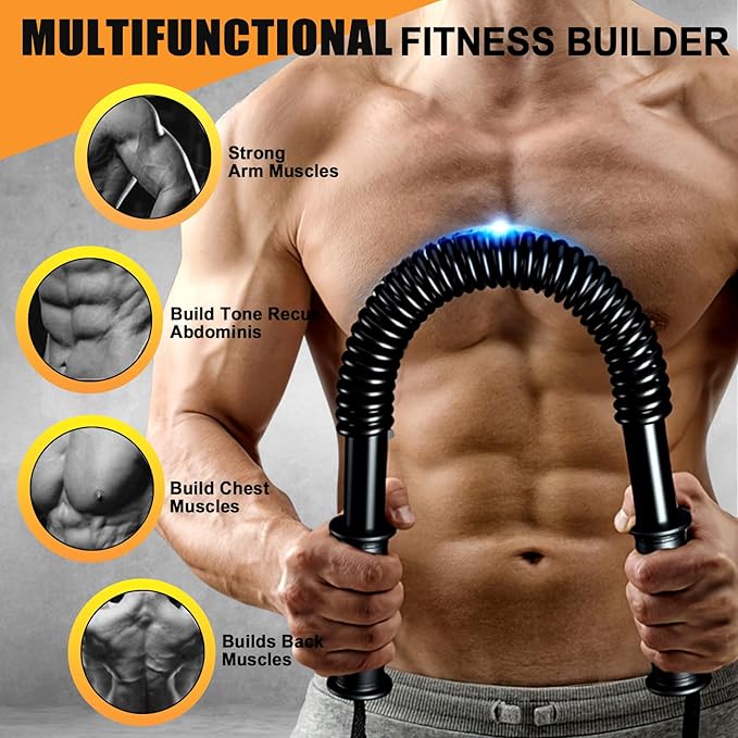 Power Twister Flex Bar - Black Upper Body Weight Machine