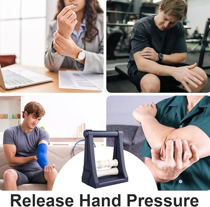 PebblePulse Forearm Massager – Adjustable Pressure Forearm Massager for Tennis Elbow Relief, Self-Massage Roller for Muscle Recovery, Pain Relief, Physical Therapy & Daily Hand Care