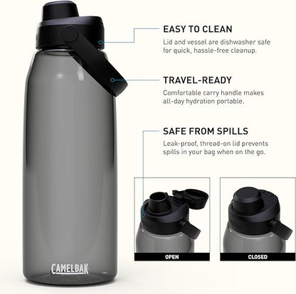 CamelBak Thrive Chug Tritan Renew Water Bottle Charcoal, 50oz