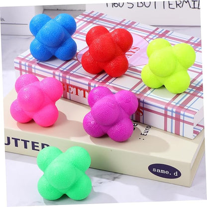Happyyami 6pcs Hexagonal Reaction for Agility Training Multi Exercise for Sports Improve Reflexes and Hand-Eye Coordination Lightweight and Portable Fitness Equipment