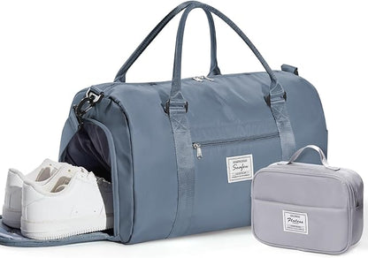 Gym Bag Womens,Travel Duffel Carry on Bag Sport Tote Bag Weekend Overnight Bag