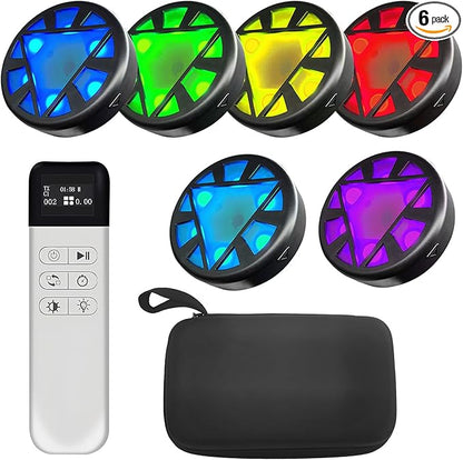 JOJOCY Reaction Training Light Magnetic, 5 Lights Color 6 Modes 30h Battery Life Improves Reaction Speed and Agility for Soccer, Basketball, Boxing, Rugby, Daily Entertainment