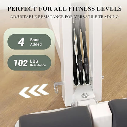 PAETA Squat Machine, Deep Squat Machine for Women, Glutes Workout Equipment with Adjustable Resistance Bands, Leg, Core & Ab Exercise Machine, Squat Assist Trainer for Home Gym