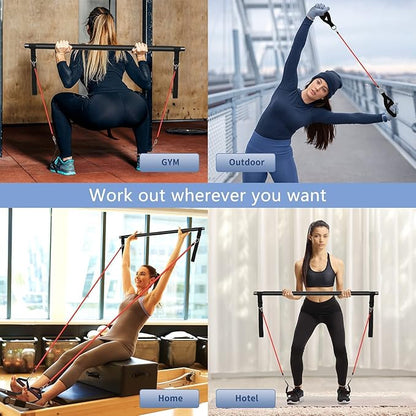 SPIKE Home Exercise Kit 8 Resistance Bands Set up to 200Kg for Chest, Abs, Legs, Shoulder, Biceps, Triceps, Gym Equipment Set for Home Gym Workout