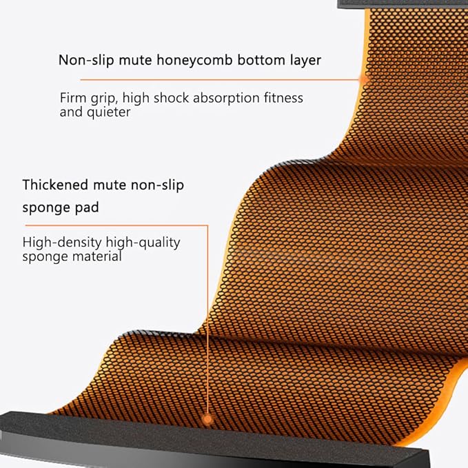 Slide Board with Shoe Cover Slimming Exercise Slide Mat for Leg Pot Training Fitness Athletic Training, for Low Impact Balance Training