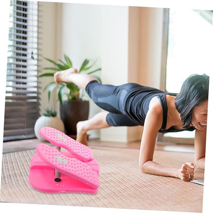 Happyyami Mini Stepper Machine Compact Home Fitness Equipment Quiet Operation Material for Indoor Exercise Small Space Saving Training Device for Men and Women