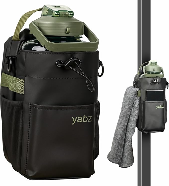 YABZ Strong Magnetic Gym Bag - Magnetic Gym Water Bottle Bag for Men and Women, High Load Capacity, Sports Gifts, Waterproof Material, Titanmag, Water Bottle Holder for Travel, Sports, Work