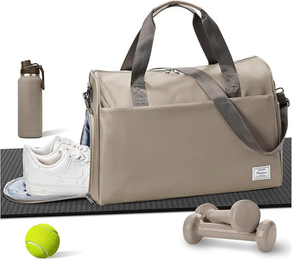 Gym Bag Womens,Travel Duffel Carry on Bag Sport Tote Bag Weekend Overnight Bag