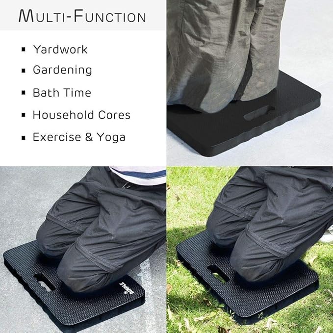 Dimple KTDC314013, High Density Thick Foam Comfort Kneeling Mats Yoga Exercise, Garden Cushions, Knee Pads, (Multi pack, Multi-Color)