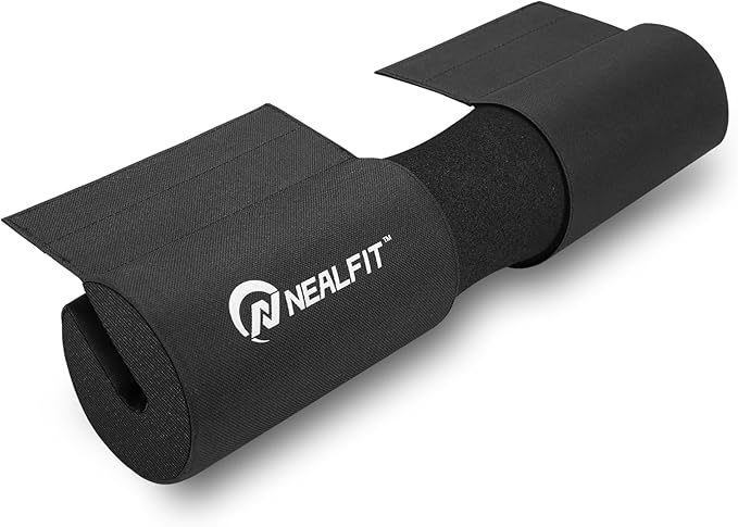 Barbell Squat Pad with Thick Nylon Padding, Hip Thrust Pad for Squats, Lunges, Neck Shoulder Squat Pad for Olympic or Standard Bars