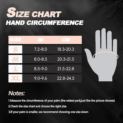 Seektop Breathable Workout Gloves for Women & Men, Thick Padded Weight Lifting Gloves, Full Palm Protection, Excellent Grip for Gym Fitness and Training, Exercise, Cycling
