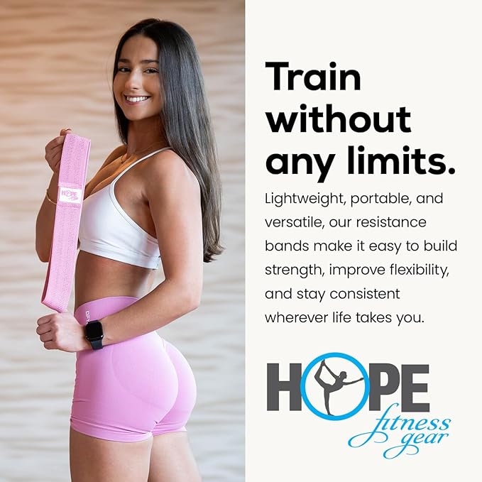 Hope Fitness Resistance Tube and Bands Full Set – Heavy-Duty Strength & Resistance Training Kit for Arms, Legs, Glutes & Full-Body Workouts, Home Gym, Travel, Pull Up Assist & Muscle Building