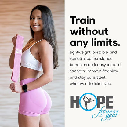 Hope Fitness Resistance Tube and Bands Full Set – Heavy-Duty Strength & Resistance Training Kit for Arms, Legs, Glutes & Full-Body Workouts, Home Gym, Travel, Pull Up Assist & Muscle Building