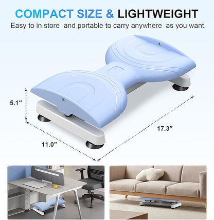 Waist Twist Machine Exercise,Ab Twist Board with Pilates Bar & Resistance Bands,Noiseless Ab Workout Machine For Women&Men Burn Fat,330 Lbs Capacity Fitness Exercise Equipment For Home.