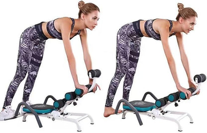 Ab Machine for Stomach Workout – Multi-Functional Adjustable Ab Trainer Machine with Waist Twister, Ab Rocket & Ab Cruncher – Abdominal Exercise Equipment for Home Gym