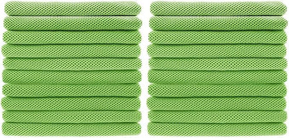 Peicees 20 Pack Microfiber Neck Cooling Towels Sports Sweat Towels Sweat Headband for Travel Beach Swimming Camping Climbing Gym Yoga Workout Backpacking