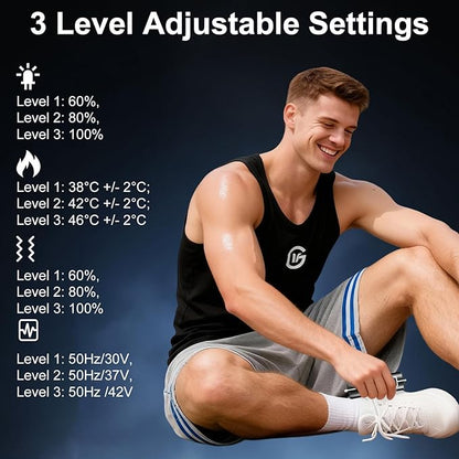 Heated Muscle Scraper Tool-2025 Upgraded Electric Gua Sha Tool for Whole Body Massage Relaxation & Skincare with Light-Care 4 Modes 3 Levels, for Woman,Workers, Athletes Perfect Gifts