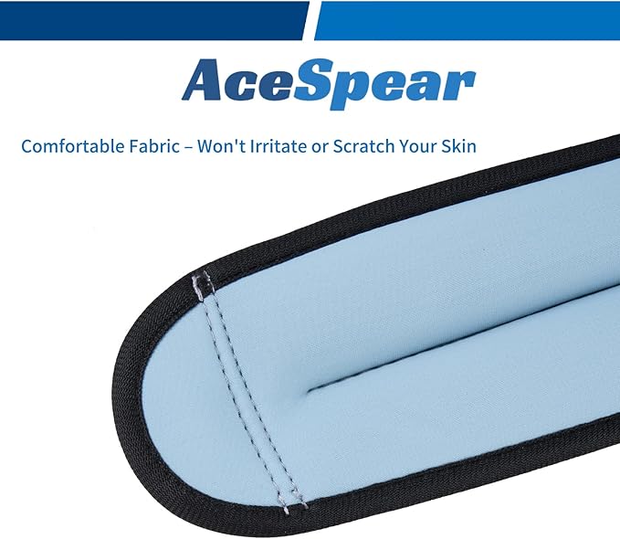 AceSpear Ankle Weights Sets for Men Women Kids 1lb 2lb 3lb 4lb 5lb Leg Weights Arm Wrist Weights Gym for Foot Exercise Training Workout Walking Jogging Yoga