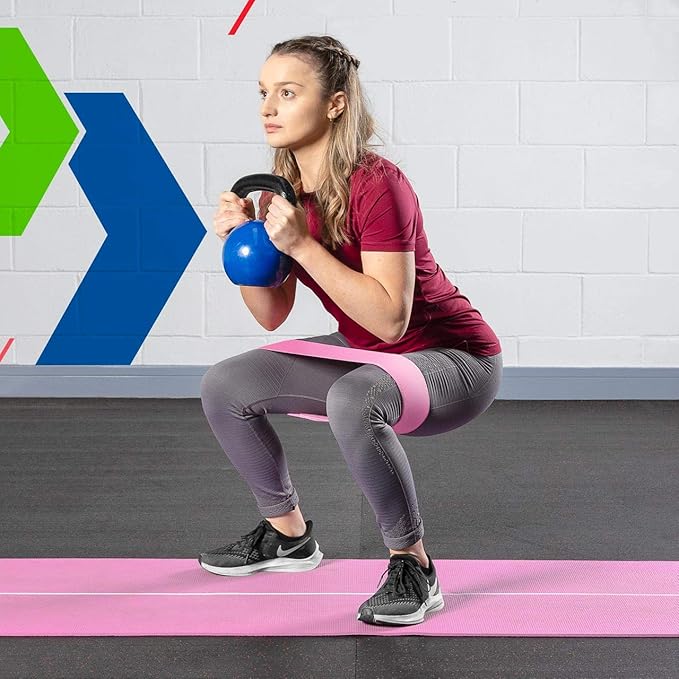 METIS Fabric Resistance Bands Set - Set of 3 Booty Bands | Essential Fitness Accessories | Light/Medium/Heavy Fitness Bands | Perfect for Home Fitness, Yoga, Pilates