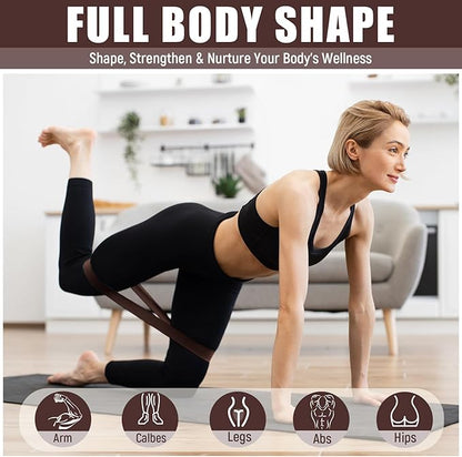 DEEKIN 30 Pcs Resistance Bands Bulk Resistance Loop Elastic Exercise Bands Exercise Equipment for Women Men Home Pilates, Fitness, Gym, Yoga