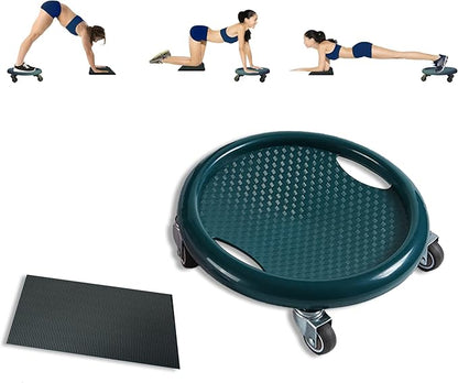 Ab Roller Wheel, Exercise Wheel for Abs Workout, Core Sliders for Working Out, Stomach Workout Equipment with Abdominal Trainer & Knee Pad Protection