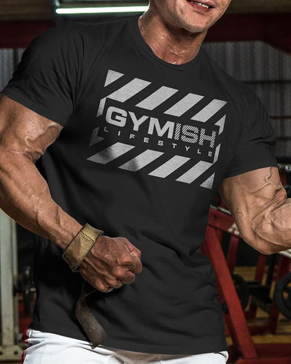 Gymish American Flag Graphic Fitness Tank, Sleeveless Bodybuilding Athletic Tank Top