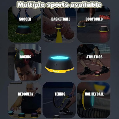 Reaction Light Training, Reaction Training and Flash Reflex LED Light, Training Agility and Reaction Time, Suitable for Football, Boxing