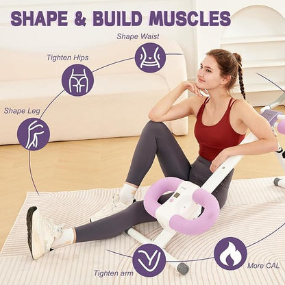 Ab Workout Equipment Ab Machine, Core Exercise Abdominal Roller for Men and Women, Abdominal Exercise Trainer stomach workout equipment