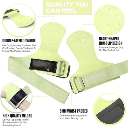 LARA STAR Weight Lifting Wrist Straps for Maximum Grip Support,Lifting Strap for Weightlifting, Gym Grips Hook for Deadlifts, Powerlifting, Heavy Shrug Women/Men