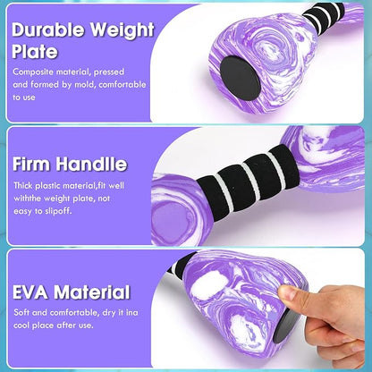 Aquatic Dumbbells, 2PCS Foam Water Weights, Aerobic Exercise Fitness Equipment Dumbbells, Dumbbells Set for Water Aerobics Weight Loss, Pool Fitness, Water Exercise