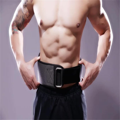 High-Strength Weight Belt with Buckle - Comfortable and Reliable Lower Back Support for Weightlifting - Durable Material, Adjustable Size