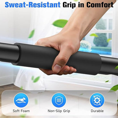 Dip Bar Station Set, 6 Level Adjustable Pull Up Bars, 1200lbs Heavy Duty Parallettes Bars, Dip Station for Full Body Workout Fitness, Push Up Bar Rack for Home Gym Strength Training -